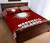 Marshall Islands Quilt Bed Set - Marshall Islands Flag Polynesian Tattoo Red Fog Style 4