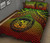 Polynesian Hawaii Quilt Bed Set - Reggae Vintage Polynesian Patterns 2