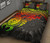 Polynesian Quilt Bed Set - Polynesian Reggae Turtle Hibiscus 2