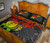 Polynesian Quilt Bed Set - Polynesian Reggae Turtle Hibiscus 4