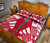 Tahiti Polynesian Quilt Bed Set - Tahiti Flag Red Tattoo 5