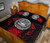 American Samoa Polynesian Quilt Bed Set Hibiscus Red 4