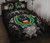 Pohnpei Polynesian Quilt Bed Set Hibiscus Gray 1