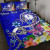 Kosrae Custom Personalised Quilt Bed Set - Turtle Plumeria (Blue) 3