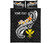 Hawaii Custom Personalised Quilt Bed Set - Kanaka Maoli Polynesian Patterns Plumeria (Black) 5