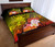 Guam Custom Personalised Quilt Bed Set - Humpback Whale with Tropical Flowers (Yellow) 3