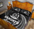 Vanuatu Polynesian Quilt Bed Set - White Tribal Wave 5