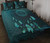 Palau Polynesian Quilt Bed Set Dreamcatcher Blue 1