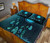Marshall Islands Polynesian Quilt Bed Set Dreamcatcher Blue 4