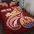 Tahiti Personalised Quilt Bed Set - Tahiti Seal Polynesian Patterns Plumeria 1