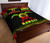 Hawaii Quilt Bed Set - Hawaii Turtle Polynesian Tattoo Black Fog Reggae Version 4
