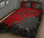 Polynesian Quilt Bed Set - Polynesian Red Turtle Hibiscus 2