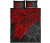 Polynesian Quilt Bed Set - Polynesian Red Turtle Hibiscus 5