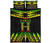 Hawaii Quilt Bed Set - Reggae Hawaii Tribal Polynesia Tattoo 1