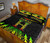 Hawaii Quilt Bed Set - Reggae Hawaii Tribal Polynesia Tattoo 5