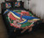 Hawaii Quilt Bed Set - Hawaii Hibiscus Whale Turtle 2