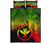 Polynesian Hawaii Quilt Bed Set - Tribal Wave Tattoo Reggae 5
