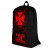 Wallis and Futuna Polynesian Backpack - Red Tribal Pattern 3