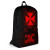 Wallis and Futuna Polynesian Backpack - Red Tribal Pattern 6