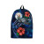 Niue Polynesian Backpack - Blue Turtle Hibiscus 1