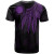 Northern Mariana Islands Polynesian Personalised T-Shirt - Polynesian Wings Purple 2