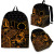 Cook Islands Polynesian Backpack Turtle Hibiscus Gold 1