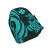 Wallis and Futuna Backpack - Turquoise Tentacle Turtle 2