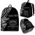 Tuvalu Custom Personalised Backpack Flash Black 1