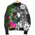 Yap Bomber Jacket - Turtle Plumeria Banana Leaf 5