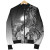 Marshall Islands Bomber Jacket - Humpback Whale with Tropical Flowers (White) 5