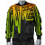 American Samoa Personalised Bomer Jacket - Seal With Polynesian Pattern Heartbeat Style (Reggae) 4