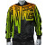 American Samoa Personalised Bomer Jacket - Seal With Polynesian Pattern Heartbeat Style (Reggae) 4