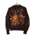 Yap Polynesian Bomber Jacket - Legend of Yap (Red) 4