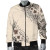 Chuuk Bomber Jacket - The Beige Hibiscus 1