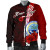 Federated States Of Micronesia Custom Personalised Bomber Jacket - Coat Of Arm With Hibiscus 4