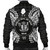 Niue Polynesian Bomber Jacket Map Black 2