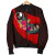 Yap Bomber Jacket - Polynesian Hook And Hibiscus (Red) 5