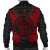 Palau Polynesian Bomber Jacket Map Red 2