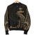 Hawaii Polynesian Bomber Jacket - Gold Tribal Wave 5