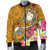 Fiji Bomber Jacket - Turtle Plumeria (Gold) 1