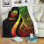 Tahiti Premium Blanket - Reggae Polynesian Tentacle Tribal Pattern 2