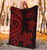 Tahiti Polynesian Premium Blanket - Red Tentacle Turtle 4