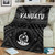 Vanuatu Premium Blanket  - Vanuatu Seal With Polynesian Tattoo Style 1