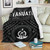 Vanuatu Premium Blanket  - Vanuatu Seal With Polynesian Tattoo Style 2