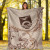Kiribati Premium Blanket - Hibiscus Flowers Vintage Style 5