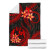 Tonga Polynesian Premium Blanket - Red Plumeria 7