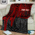 Tahiti Personalised Premium Blanket - Tahiti Seal In Heartbeat Patterns Style (Red) 1 Tahiti Personalised Premium Blanket - Tahiti Seal In Heartbeat Patterns Style (Red) 1
