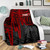 Tahiti Personalised Premium Blanket - Tahiti Seal In Heartbeat Patterns Style (Red) 4 Tahiti Personalised Premium Blanket - Tahiti Seal In Heartbeat Patterns Style (Red) 4