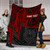 Tahiti Personalised Premium Blanket - Tahiti Seal In Heartbeat Patterns Style (Red) 6 Tahiti Personalised Premium Blanket - Tahiti Seal In Heartbeat Patterns Style (Red) 6
