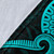 Tahiti Polynesian Premium Blanket - Turquoise Tentacle Turtle 8